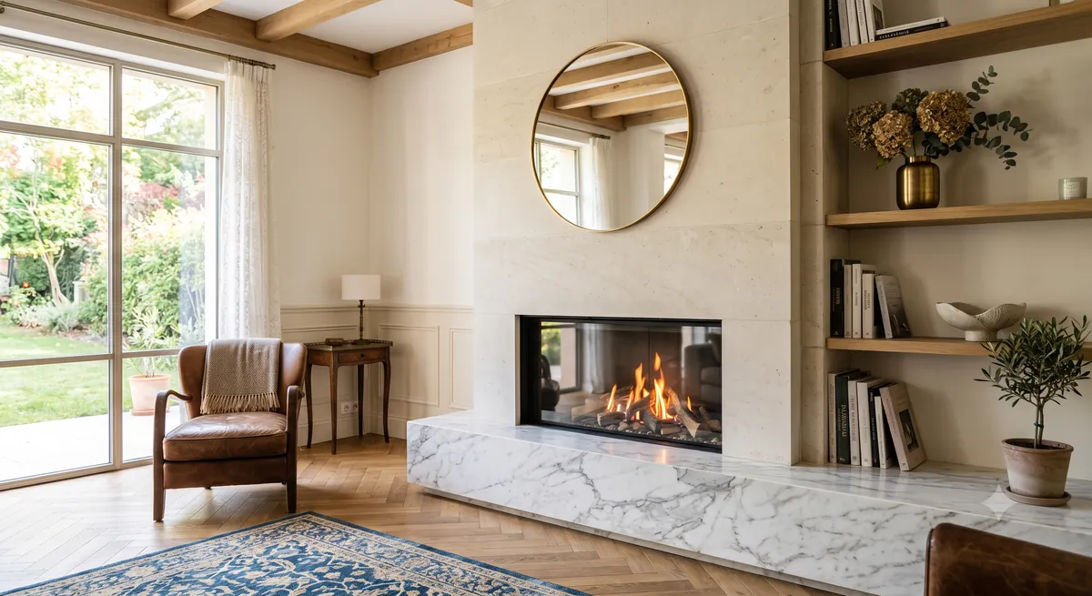 Cheminée en pierre